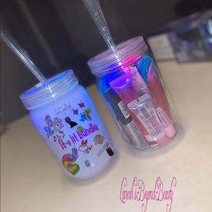 Glow in the dark mason jar